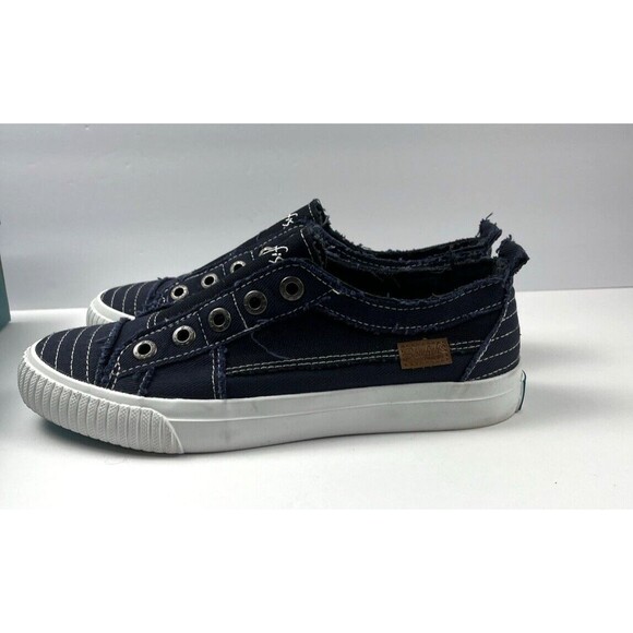 Pure Navy Hipster Smoked Twill Mesh Sneakers Size 8 - Picture 4 of 14